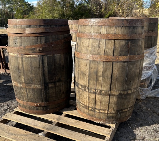 White Oak Whiskey Barrel