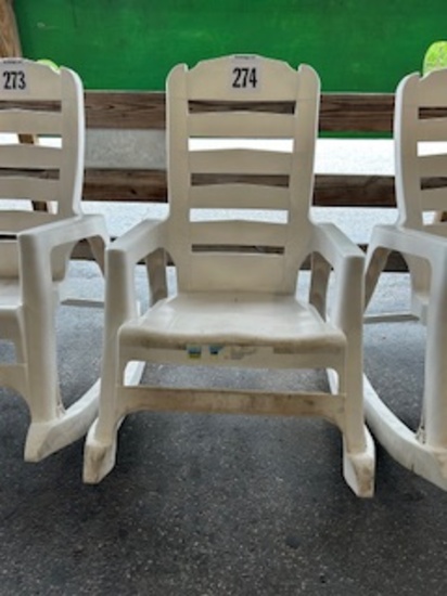 Plastic Rocking Chair