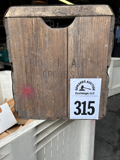 Wooden 90Ib Field Citrus Box