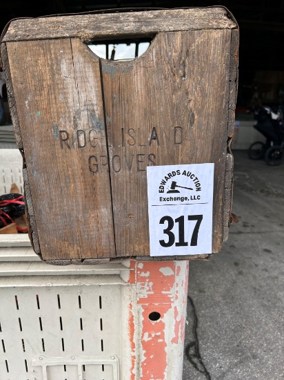 Wooden 90Ib Field Citrus Box