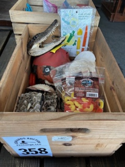 Miscellaneous Gift Merchandise with Basket