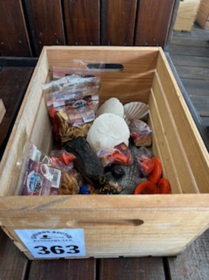 Miscellaneous Gift Merchandise with Basket