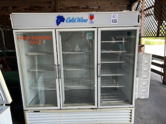 Turbo Air 3 Door Fridge Display