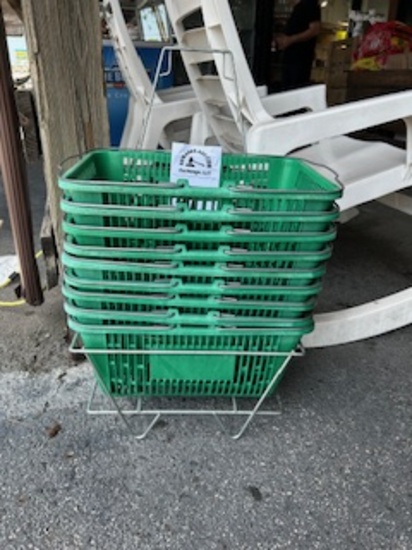 9 Shopping Baskets with Stand