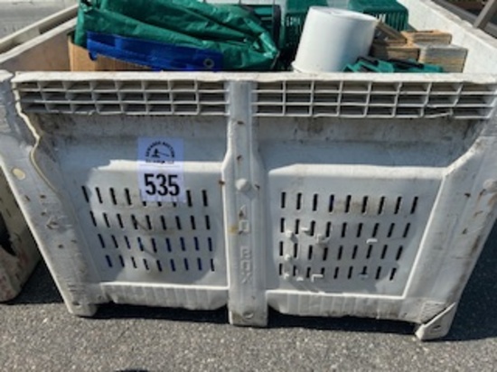 Miscellaneous Bin with Fruit Baskets and Buckets