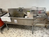 Three Compartment Stainless Steel Sink