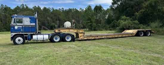 1975 KW Semi with 2005 Challenger Lowboy