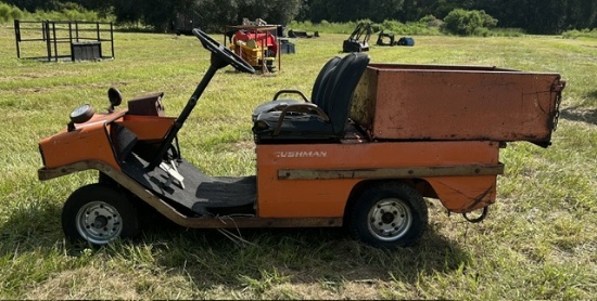 Cushman Steel Body Cart with Dump Bed