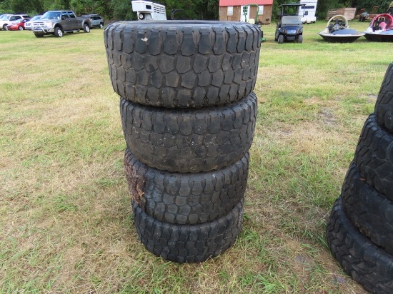 (4) All Country Tires with 8 Lug Wheels