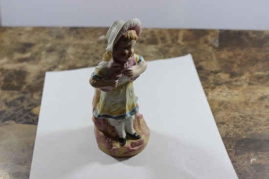 A German Bisque Figure - A Planter