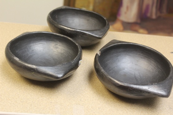 Lot Of 3 Possibly Ruku Bowl