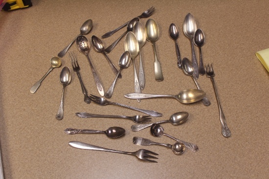 Lot Of Silverplate Forks And Spoons
