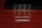 Set of 5 Etched Glass Bars