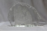A Glass Plaque