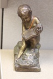Vintage Chalk Statue