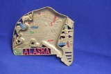 An Alaska Souvenir Metal Ashtray
