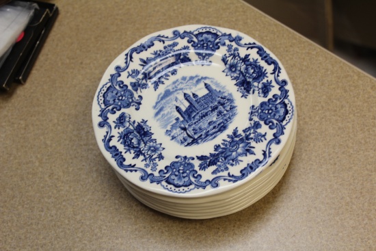 Set of 8 Wedgwood Castle Bread Plates