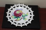A Lefton China Reticulated Fruit Plate
