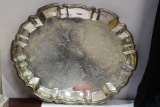 A Silverplated Ornate Tray