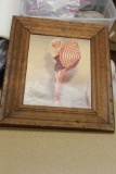 Old Framed Marilyn Monroe Print