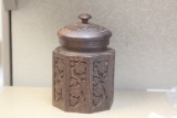 Cylinder Exotic Wood Box