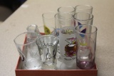 Lot of 11 vintage Shot Glasses