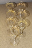Lot of 7 Small Liquer Glasses