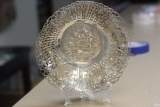 800 silver well carved bowl