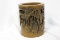 A Well Carved Chinese Resin Brush Pot
