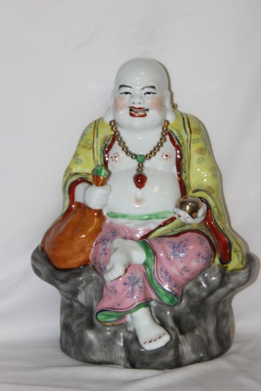 A Signed Vintage Chinese Buddha