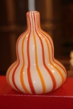 Gourd Shape Art Glass Vase