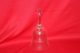 An Etched Glass Bell