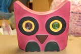 Wood Owl Wall Plaque