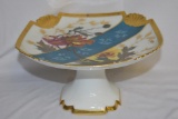 A Porcelain Square Tazzar