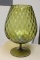 Green Colour Glass Goblet/Bowl
