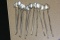 Lot of 11 Sterling Silver Straws Coctail Set