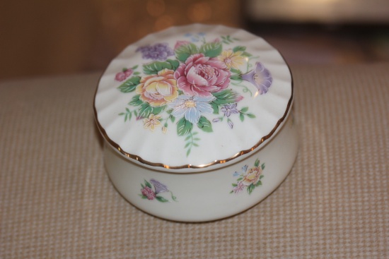 Floral Ceramic Music Box