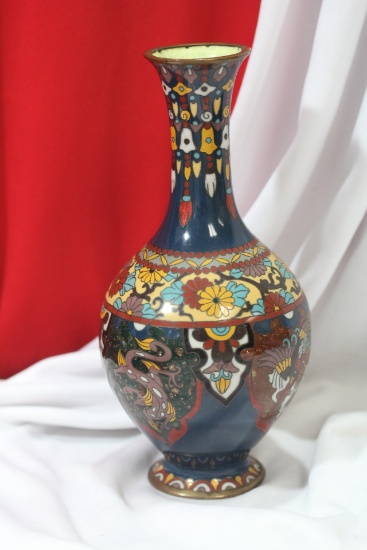 An Antique Japanese Cloisonne Vase