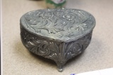 Vintage Japan Metal Trinket Box