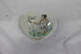 A Valentine Porcelain Heart
