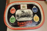 Vintage/Antique/Old Thwaites Beer Tray