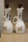 Pair of Ceramic Sauce Bottle