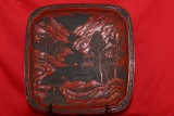A Cinnabar Tray