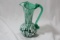 Blown Art Glass Ewer