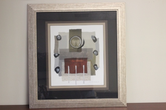 A Plate Signed Framed Lithograph