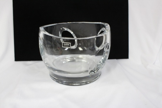 A Nambe Crystal Bowl