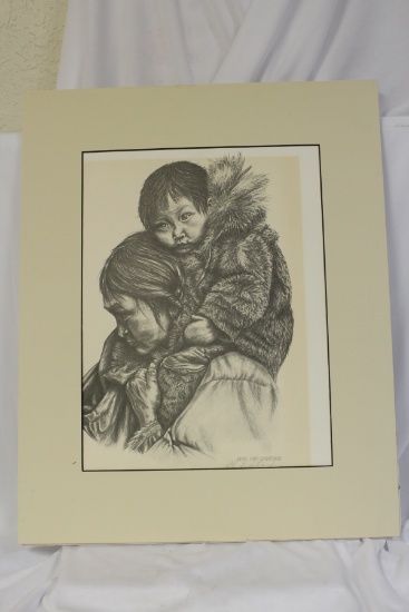 Patti Lindstrand Signed Etching/Print with Dryseal