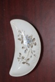 A Vintage Half Moon Ceramic Dish