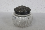 A Sterling Silver Art Nuveau Jar