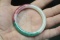 Antique Chinese Peking Glass Bangle Bracelet